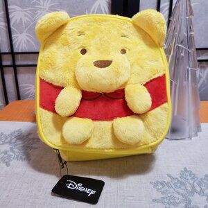 Disney Winnie the Pooh Plush Make up/Cosmetics Case/Zippered Bag - NWT